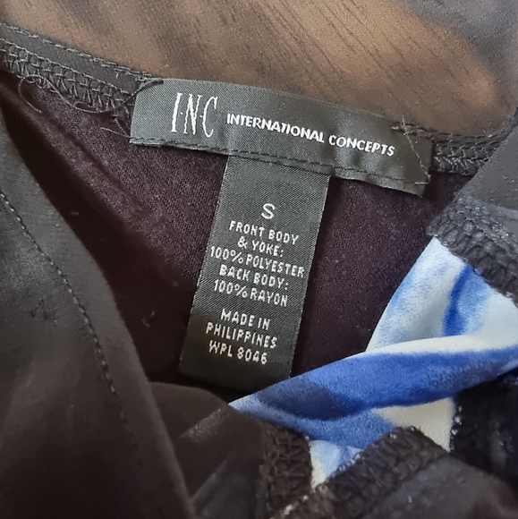 INC International Concepts Sleeveless Floral Top - Picture 6 of 6